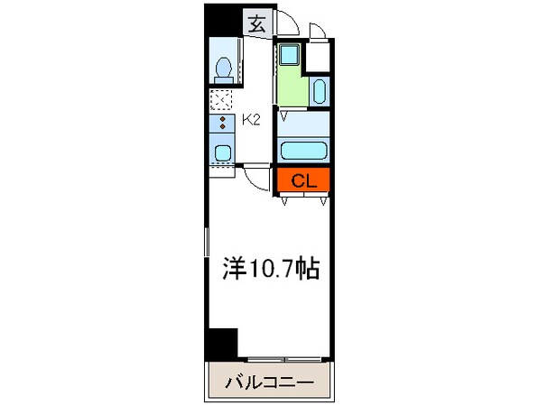 ウィング瓦町の物件間取画像